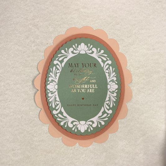 May your birthday be as bright and wonderfull as you are