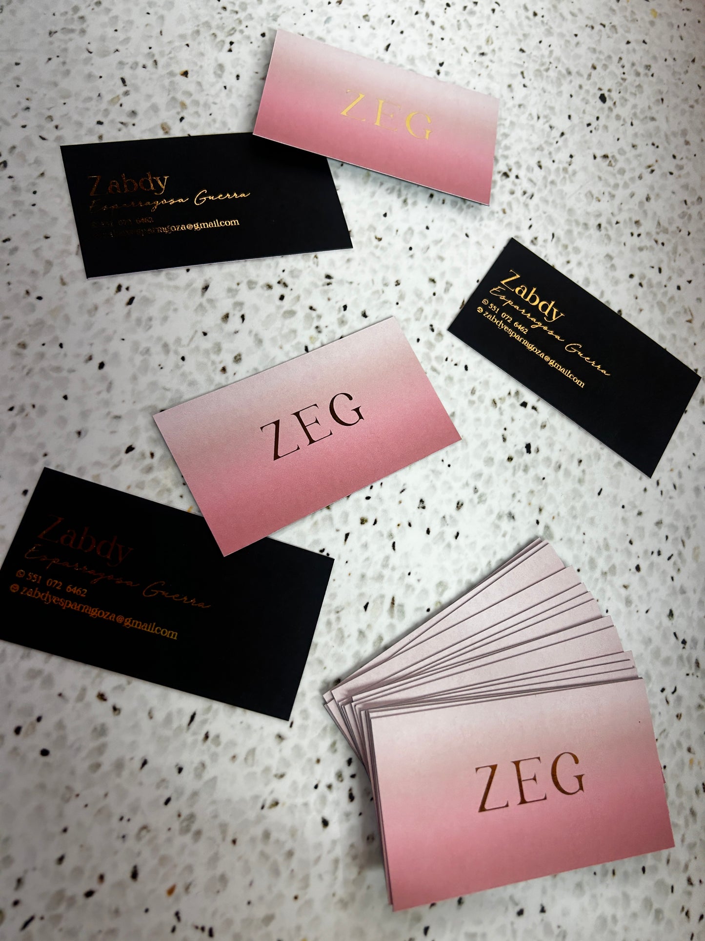 Tarjetas de presentación - Foil en ambas caras