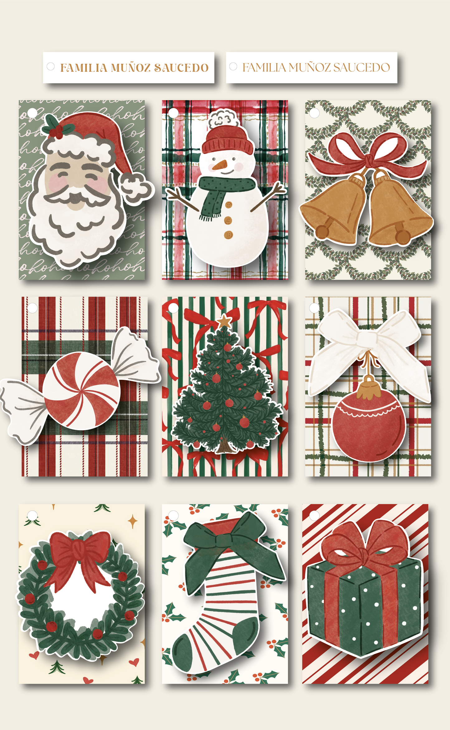 Very Merry Tags 3D - Paq. 20