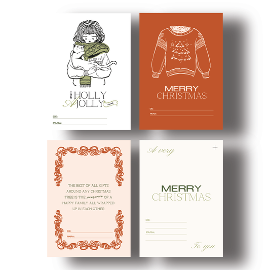 Warm Wishes - 20 Tags impresas a color