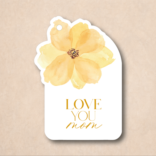 Tags con Foil - Blooming Mom