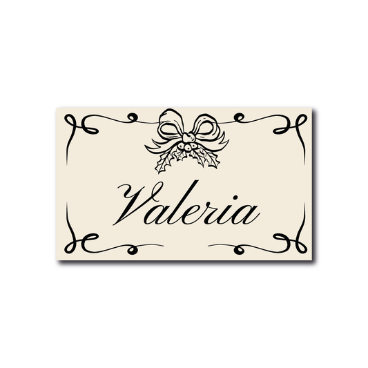 Name Tag Flip Card