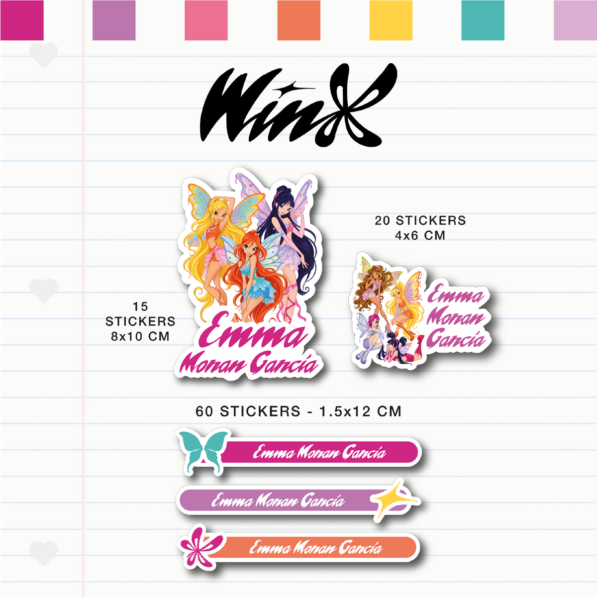 Set Escolar Winx