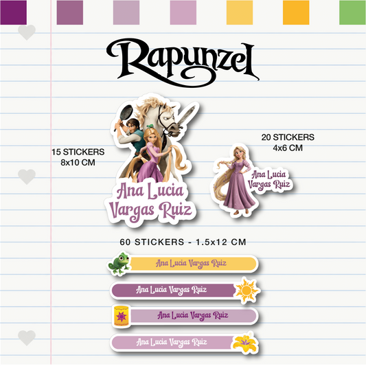Set Escolar Rapunzel