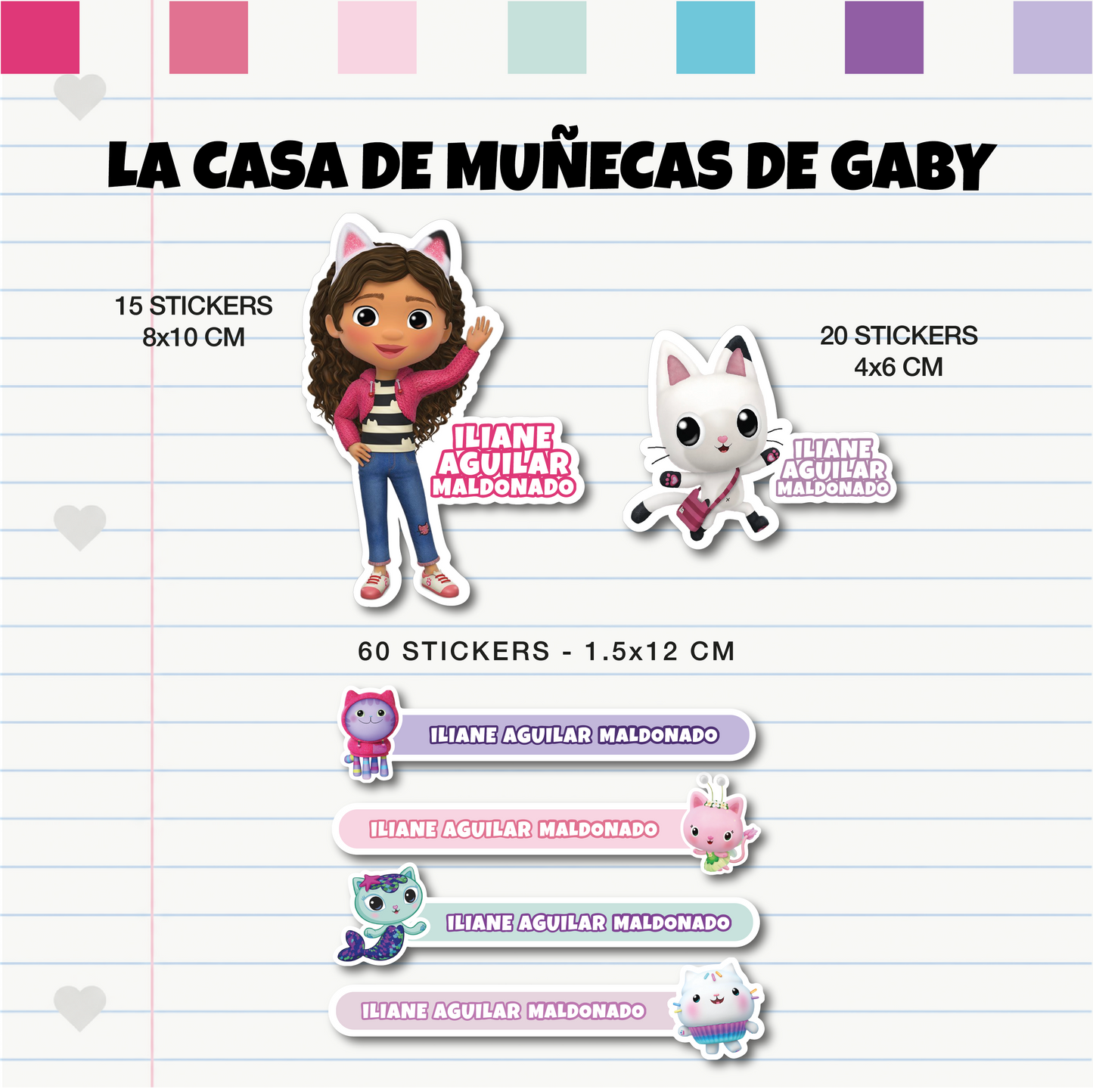 Set Escolar La Casa de Muñecas de Gaby