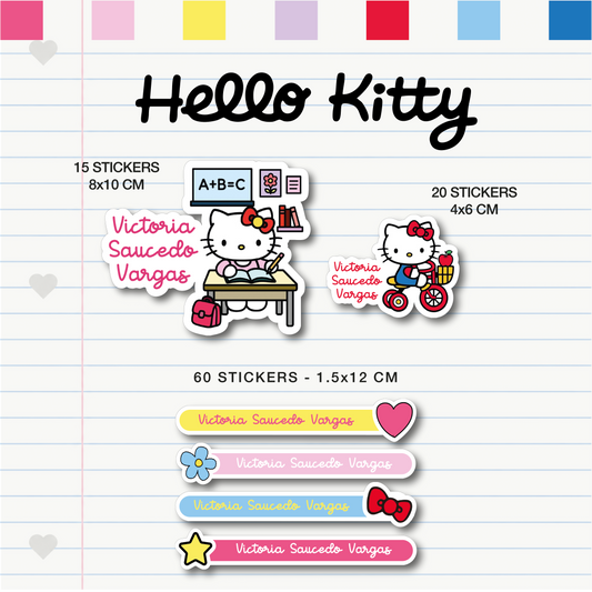 Set Escolar Hello Kitty