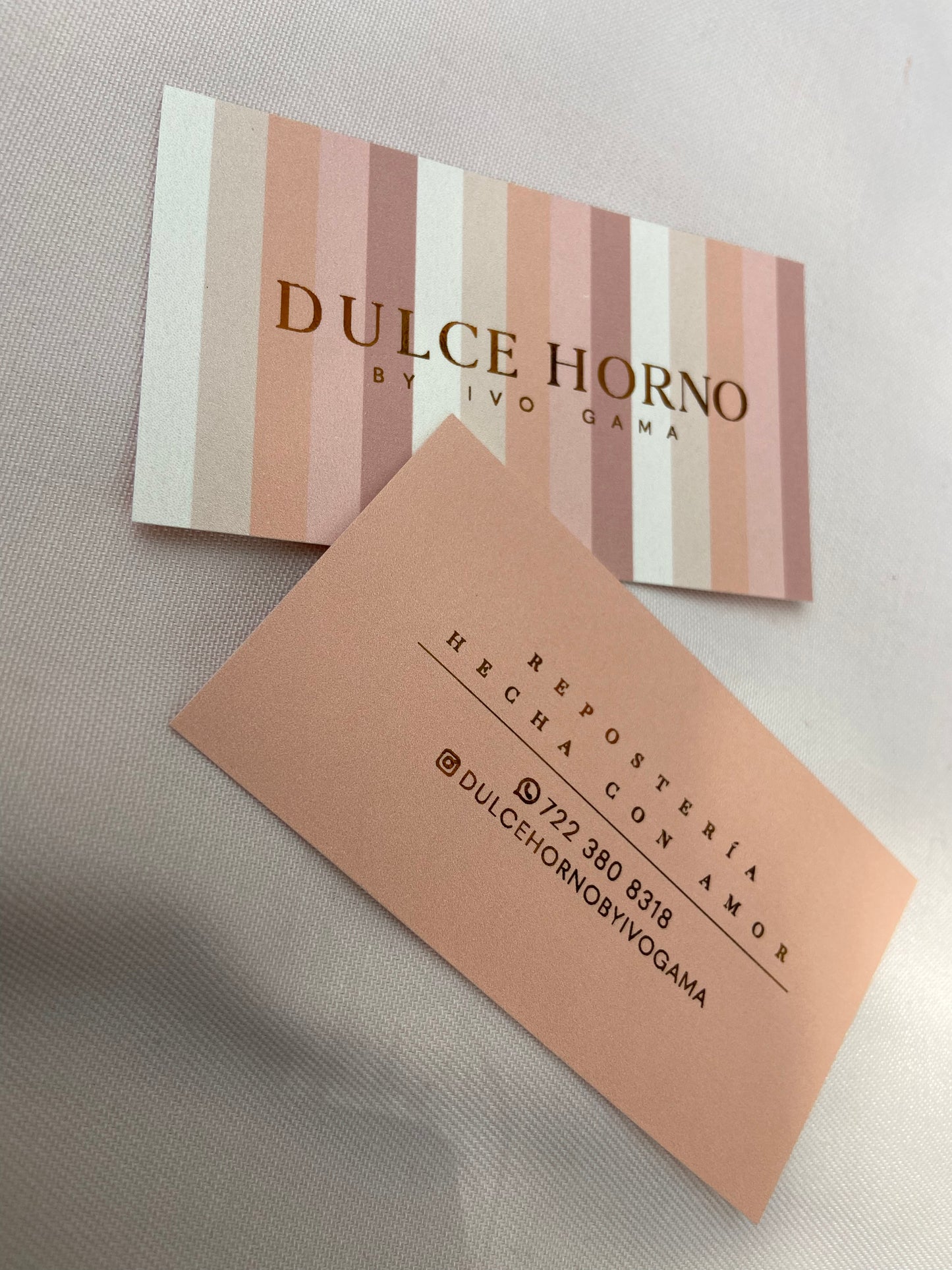Tarjetas de presentación con Foil