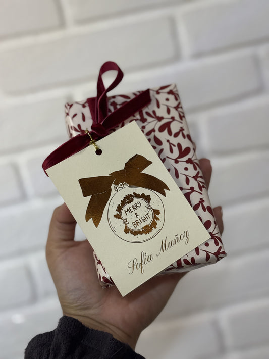 Golden Christmas - Stickers o Tags