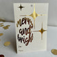 Merry & Bright Tags - Paquete de 20 tarjetas