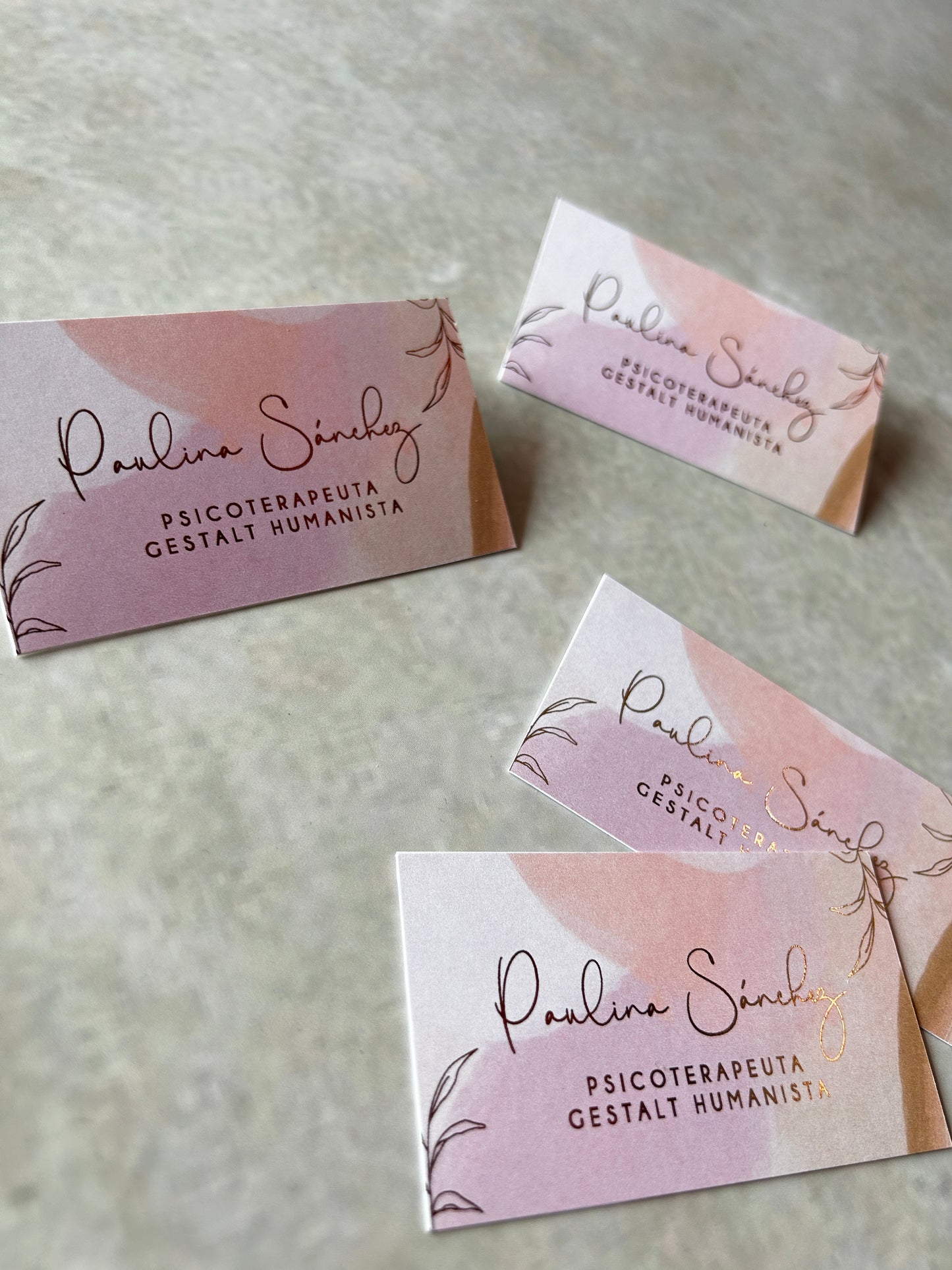 Tarjetas de presentación - Foil en ambas caras