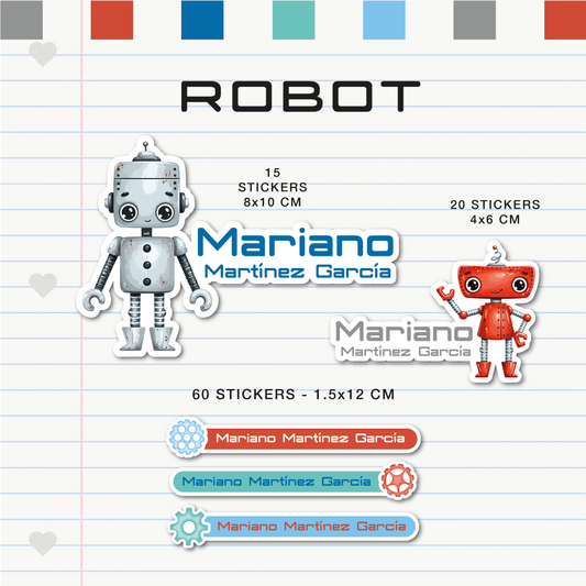 Set Escolar Robot