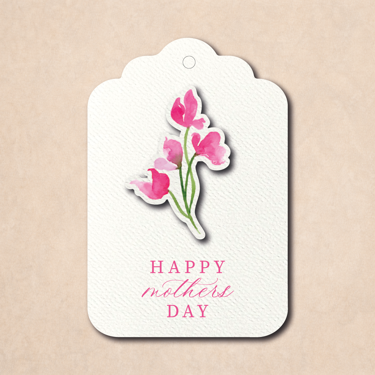 Tags 3D - Blooming Mom