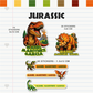 Set Escolar Jurassic