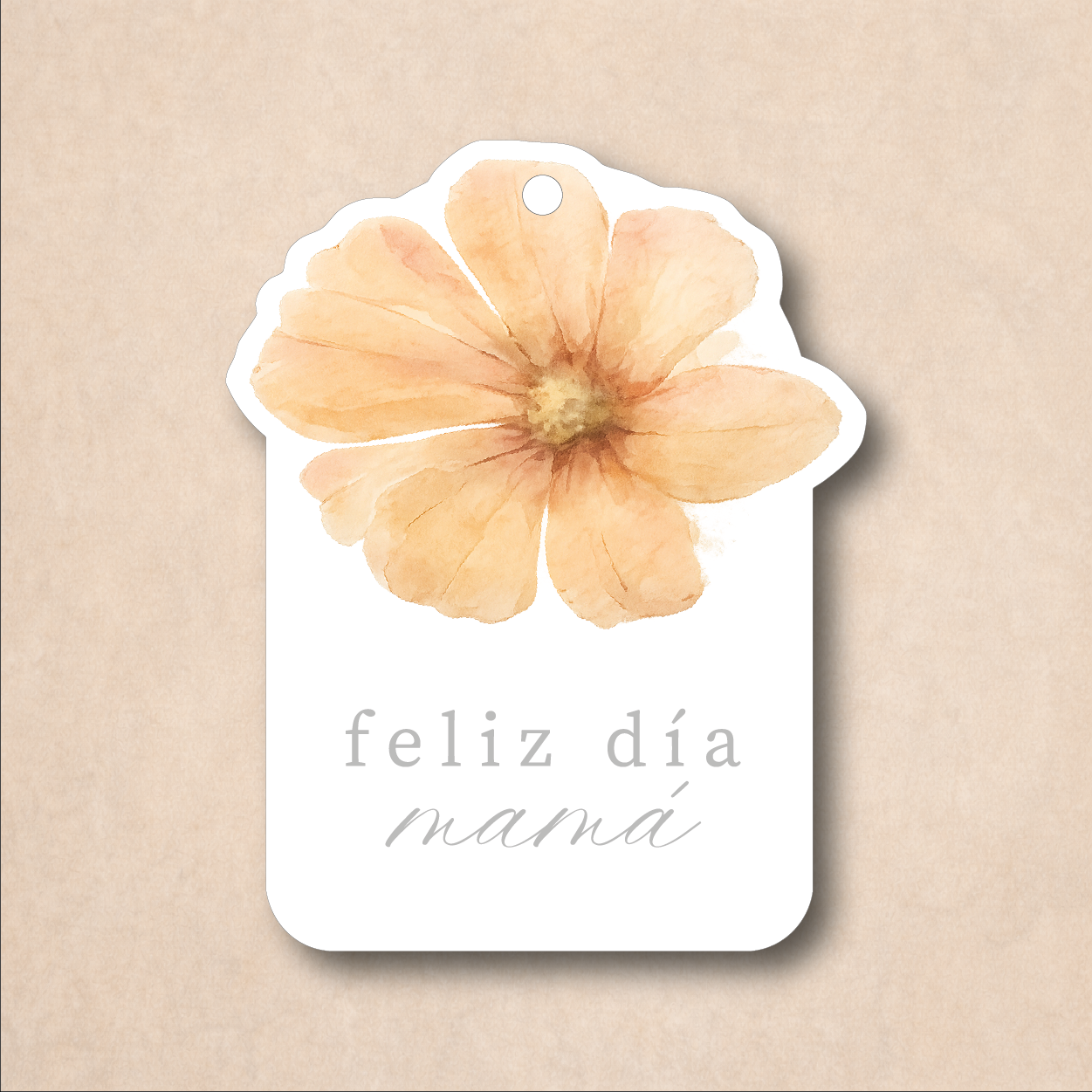 Tags con Foil - Blooming Mom