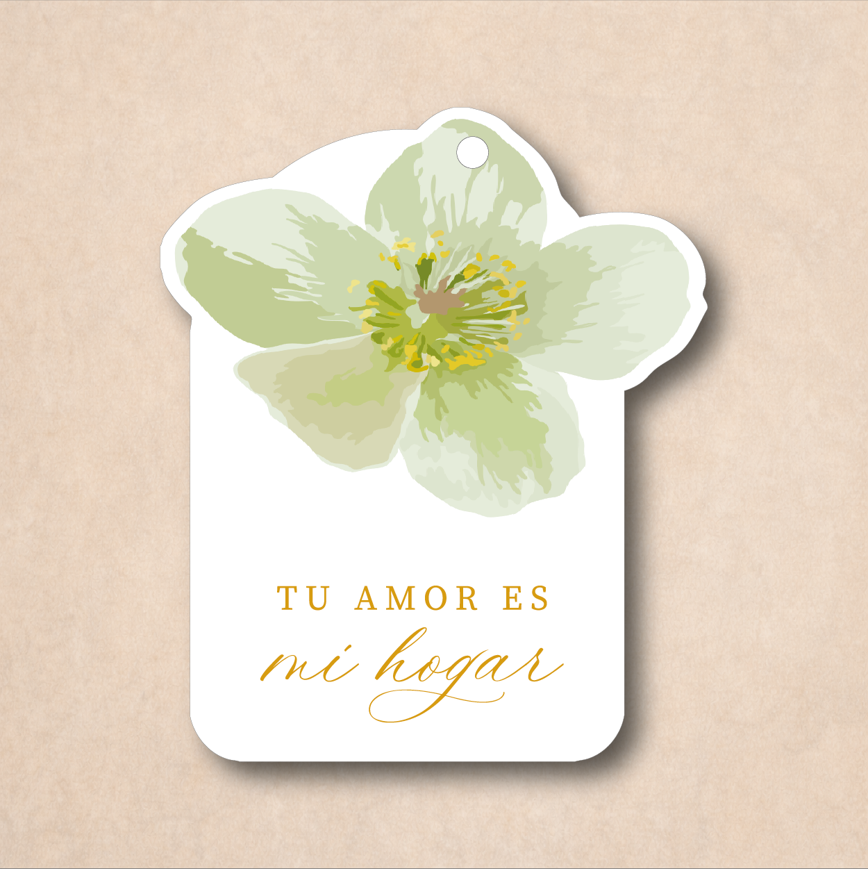 Tags con Foil - Blooming Mom