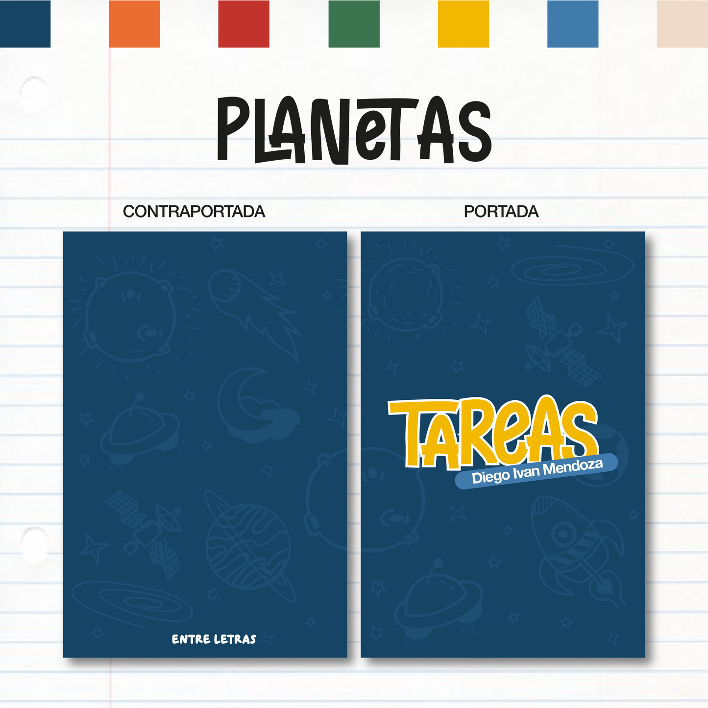 Libreta de Tareas Planetas