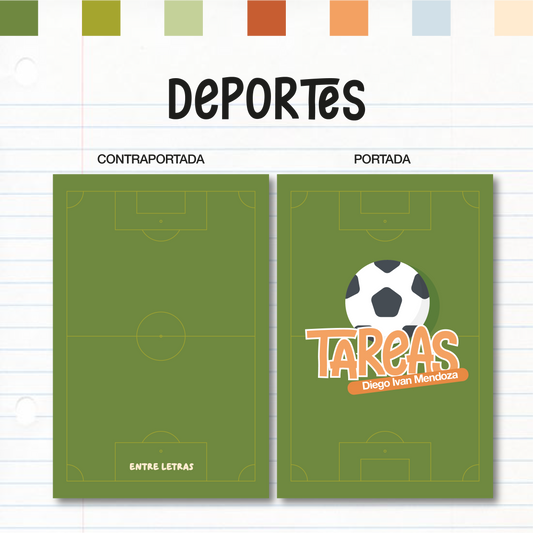 Libreta de Tareas Deportes