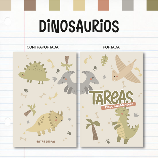 Libreta de Tareas Dinosaurios