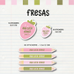 Set Escolar Fresas