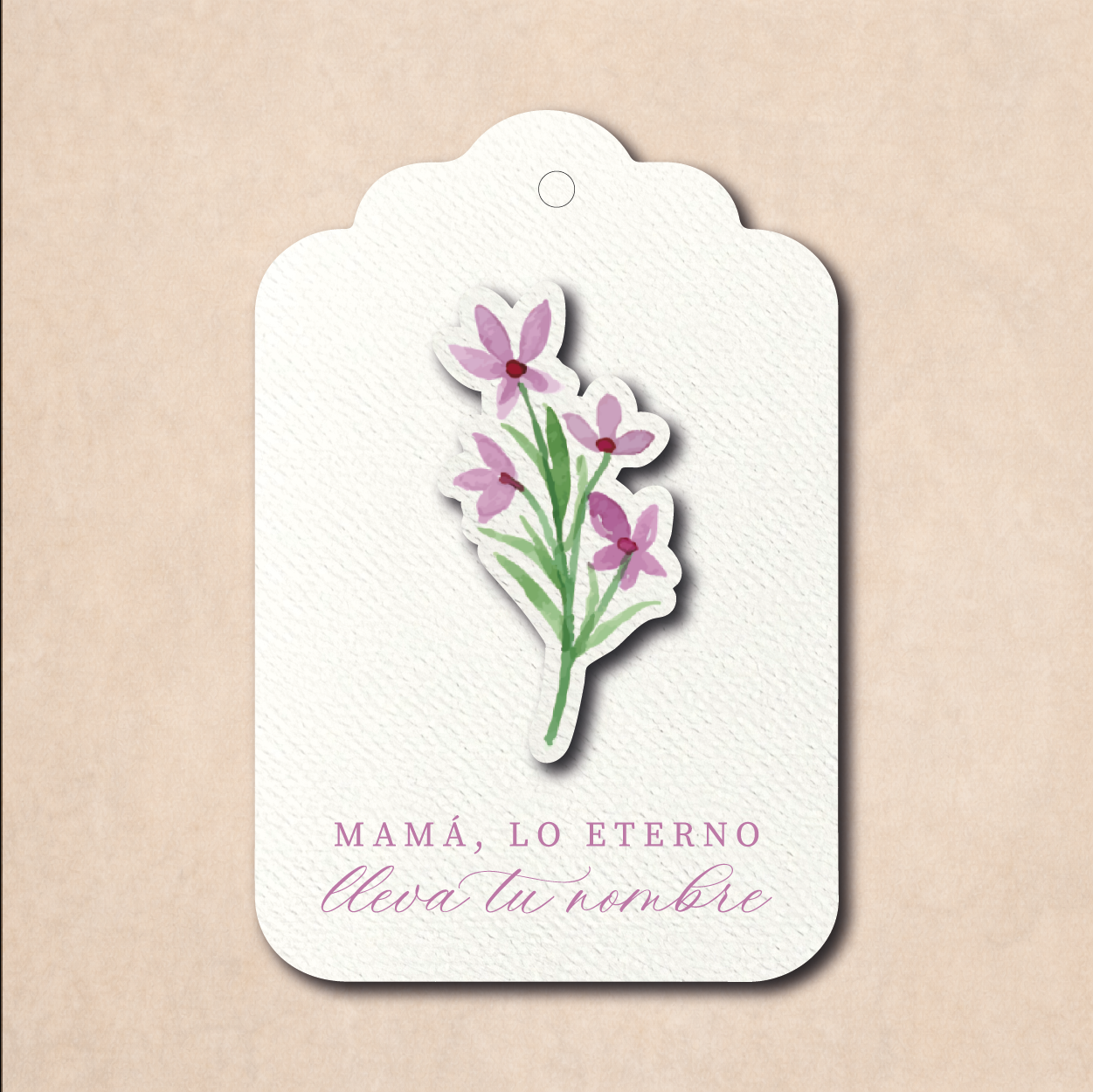 Tags 3D - Blooming Mom