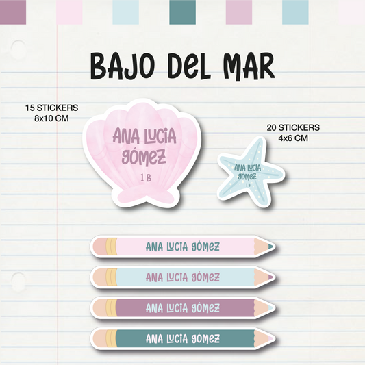 Set Escolar Bajo del Mar