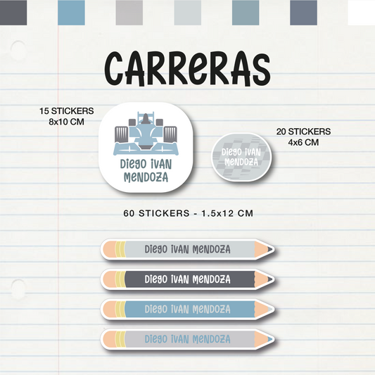 Set Escolar Carreras