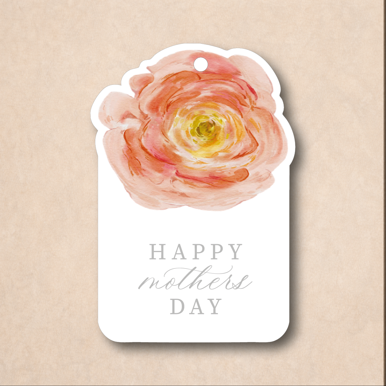 Tags con Foil - Blooming Mom