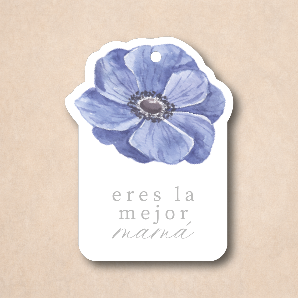 Tags con Foil - Blooming Mom