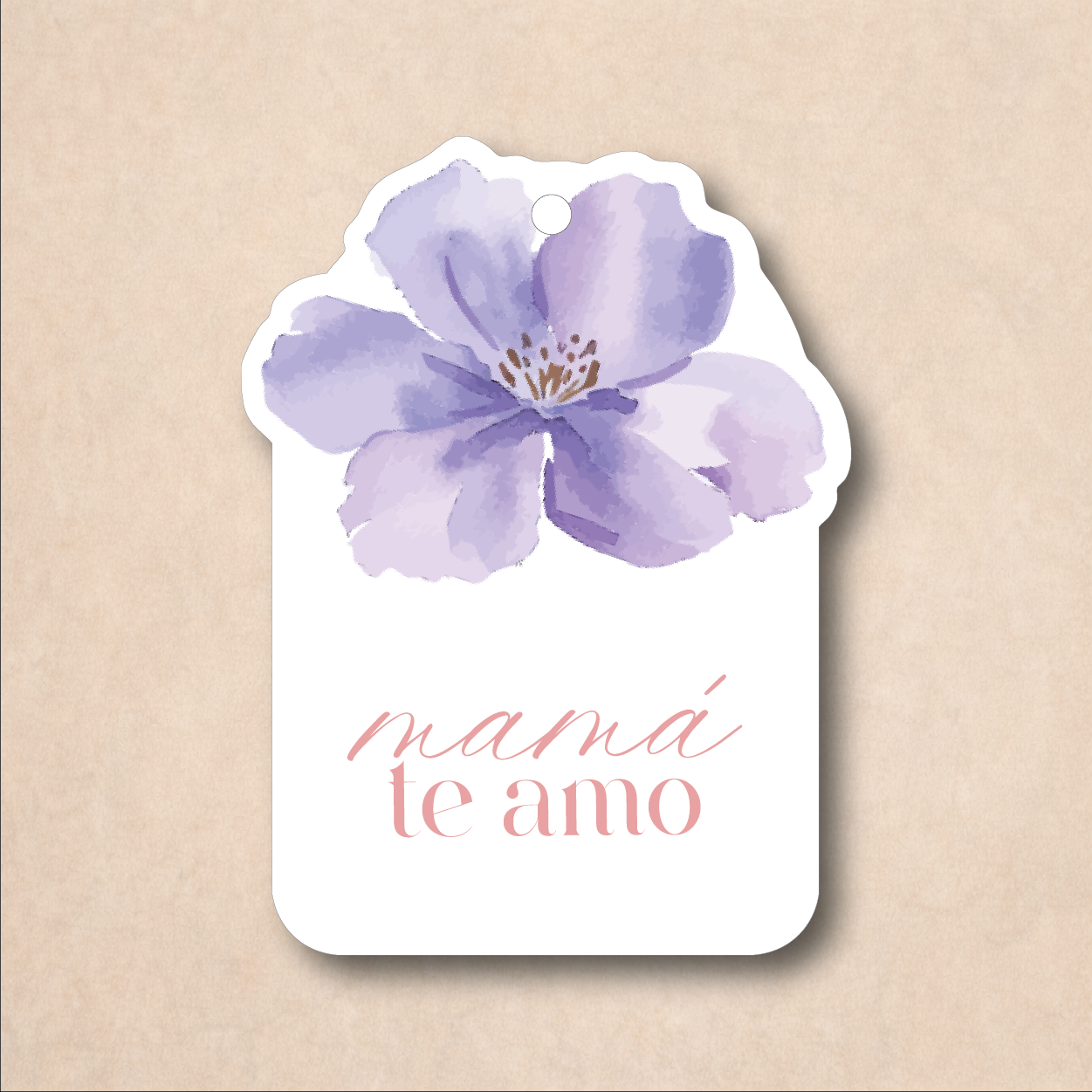 Tags con Foil - Blooming Mom