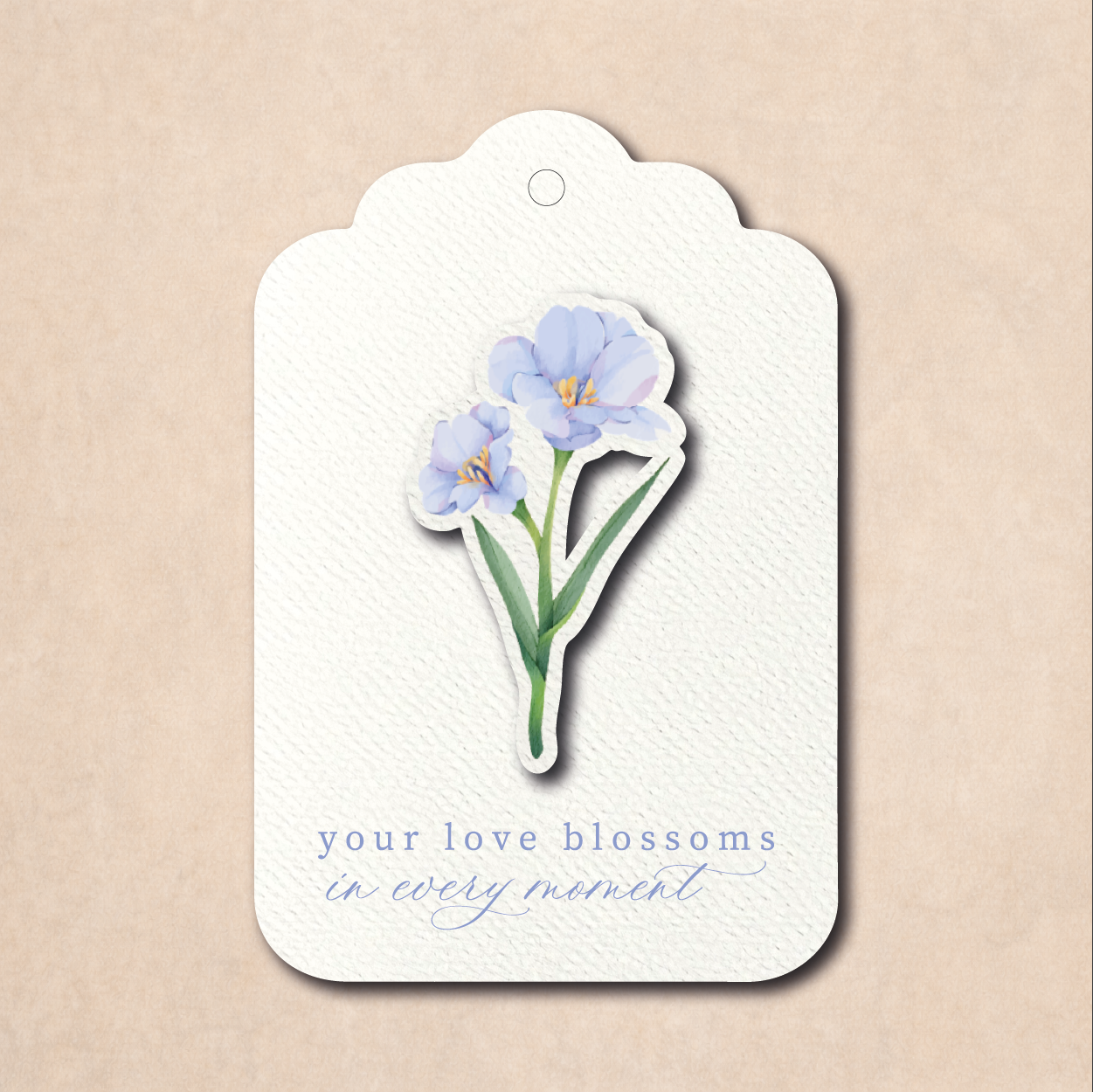 Tags 3D - Blooming Mom