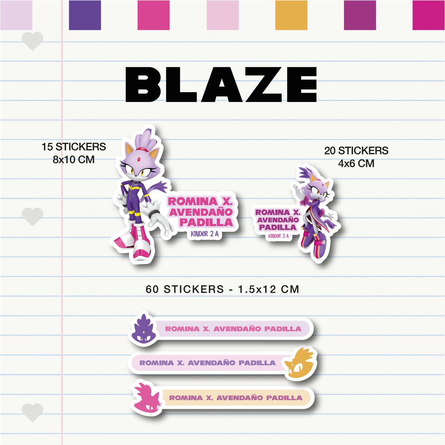 Set Escolar Blaze