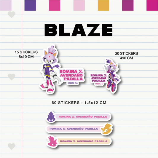 Set Escolar Blaze