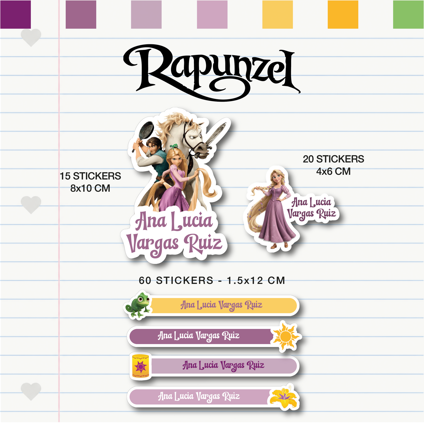 Set Escolar Rapunzel