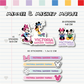 Set Escolar Minnie & Mickey Mousse