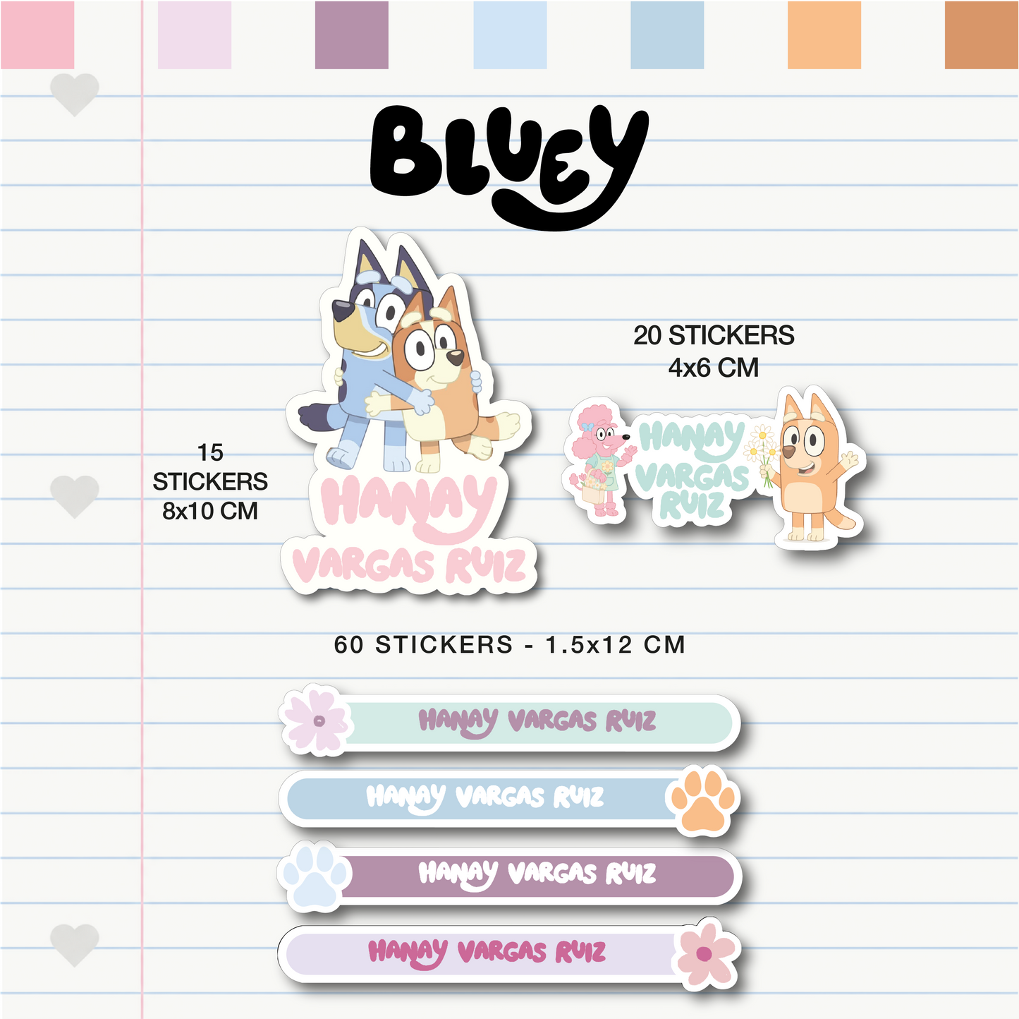 Set Escolar Bluey