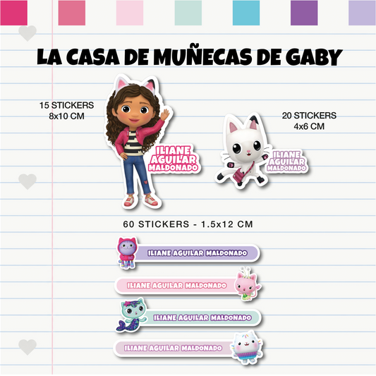 Set Escolar La Casa de Muñecas de Gaby